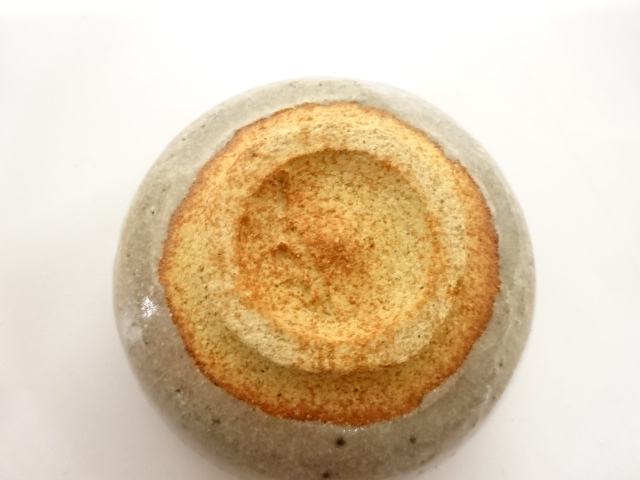  唐津焼　井上公之造　絵唐津　香合